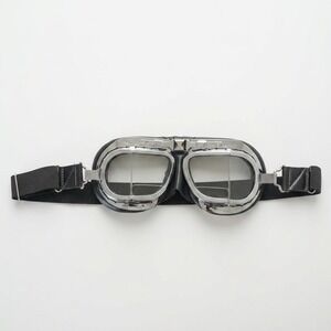 Vintage Halcyon BS 4110 Motorcycle Aviator Goggles Made in England
